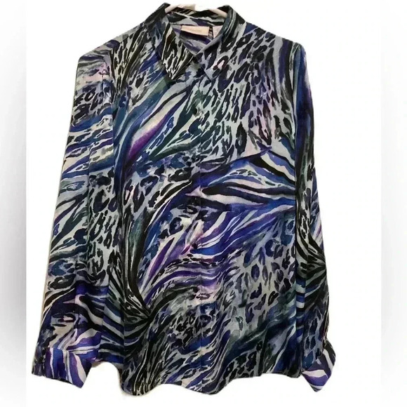 Chico’s Women’s Button-down Collared Sz. 0 - Picture 3 of 6